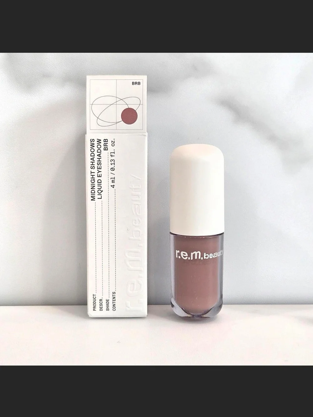 REM BEAUTY Midnight Shadows Matte Liquid Eyeshadow In BRB (Matte Pink Mauve) NIB